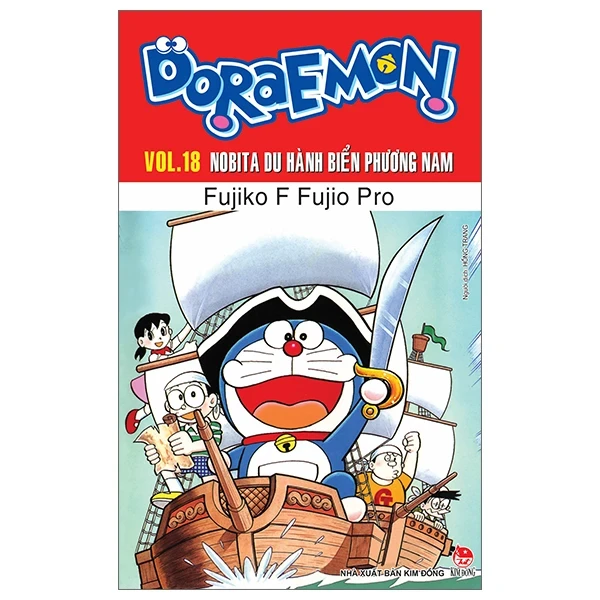 Doraemon - Truyện Dài - Tập 18: Nobita Du Hành Biển Phương Nam - Fujiko F Fujio (Mới 100%) Truyện tranh, NXB Kim Đồng - SÁCH ĐẠI HỌC
