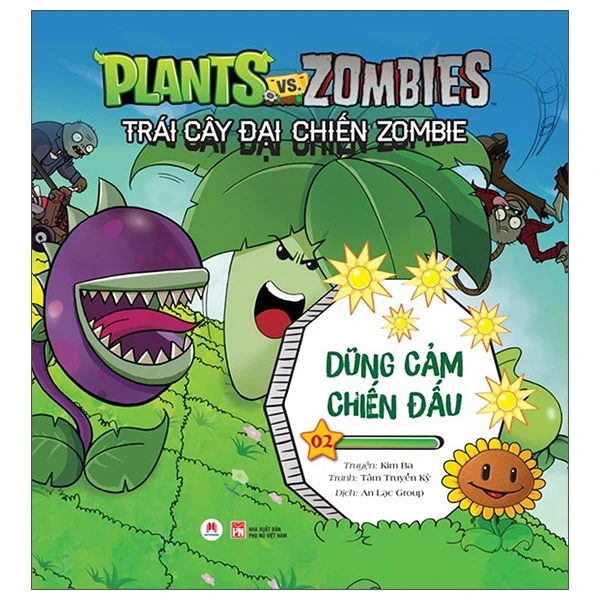 Trái Cây Đại Chiến Zombies - Tập 2: Dũng Cảm Chiến Đấu - Cát Băng, Tâm Truyền Kỳ (Mới 100%) Truyện tranh, NXB Kim Đồng - SÁCH ĐẠI HỌC