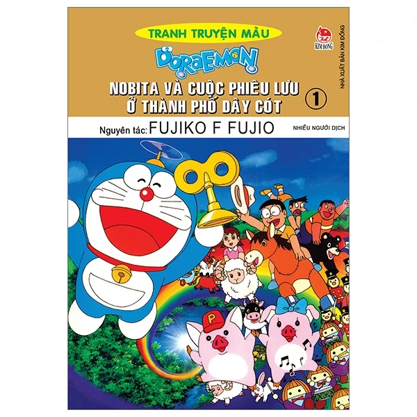 Doraemon - Tranh Truyện Màu - Nobita Và Cuộc Phiêu Lưu Ở Thành Phố Dây Cót - Tập 1 - Fujiko F Fujio (Mới 100%) Truyện tranh, NXB Kim Đồng - SÁCH ĐẠI HỌC