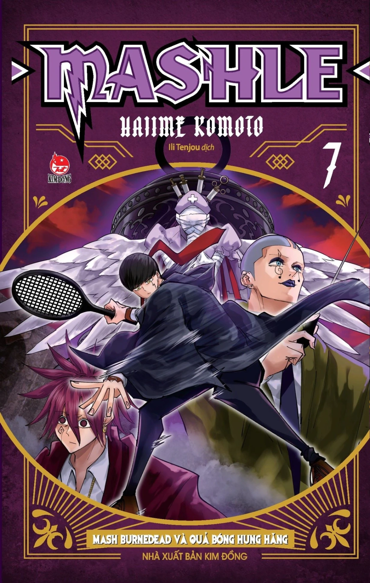 MASHLE - Tập 7 - Mash Burnedead Và Quả Bóng Hung Hăng - Hajime Komoto (Mới 100%) Manga, comic, NXB Kim Đồng - SÁCH ĐẠI HỌC