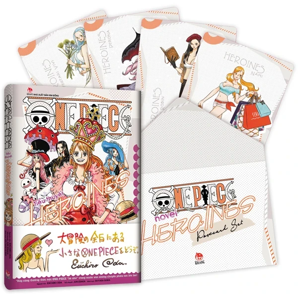 Tiểu Thuyết One Piece - HEROINES - Eiichiro Oda, Jun Esaka, Sayaka Suwa (Mới 100%) Tiểu thuyết, NXB Kim Đồng - SÁCH ĐẠI HỌC