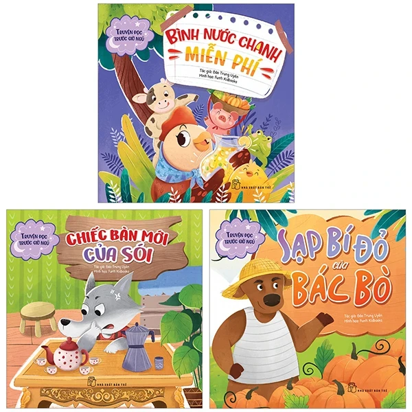Truyện Đọc Trước Giờ Ngủ (Bộ 3 Cuốn) - Đào Trung Uyên, Funti Kidbooks (Mới 100%) Truyện thiếu nhi, NXB Trẻ - SÁCH ĐẠI HỌC