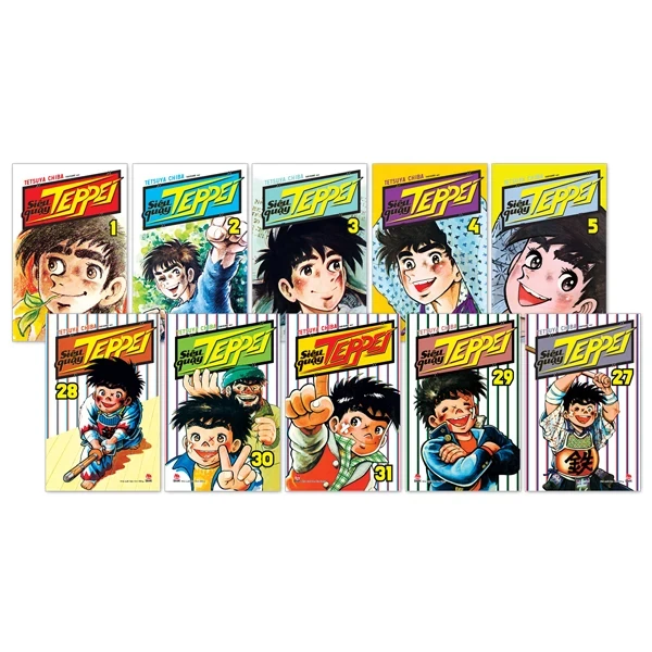 Combo Manga - Siêu Quậy Teppei: Tập 1-31 (Bộ 31 Tập) - Tetsuya Chiba (Mới 100%) Manga, comic, NXB Kim Đồng - SÁCH ĐẠI HỌC