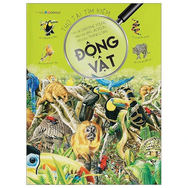 Thử Tài Tìm Kiếm - Động Vật - Usborne (Mới 100%) Kiến thức, kỹ năng sống cho trẻ, Đông A - SÁCH ĐẠI HỌC
