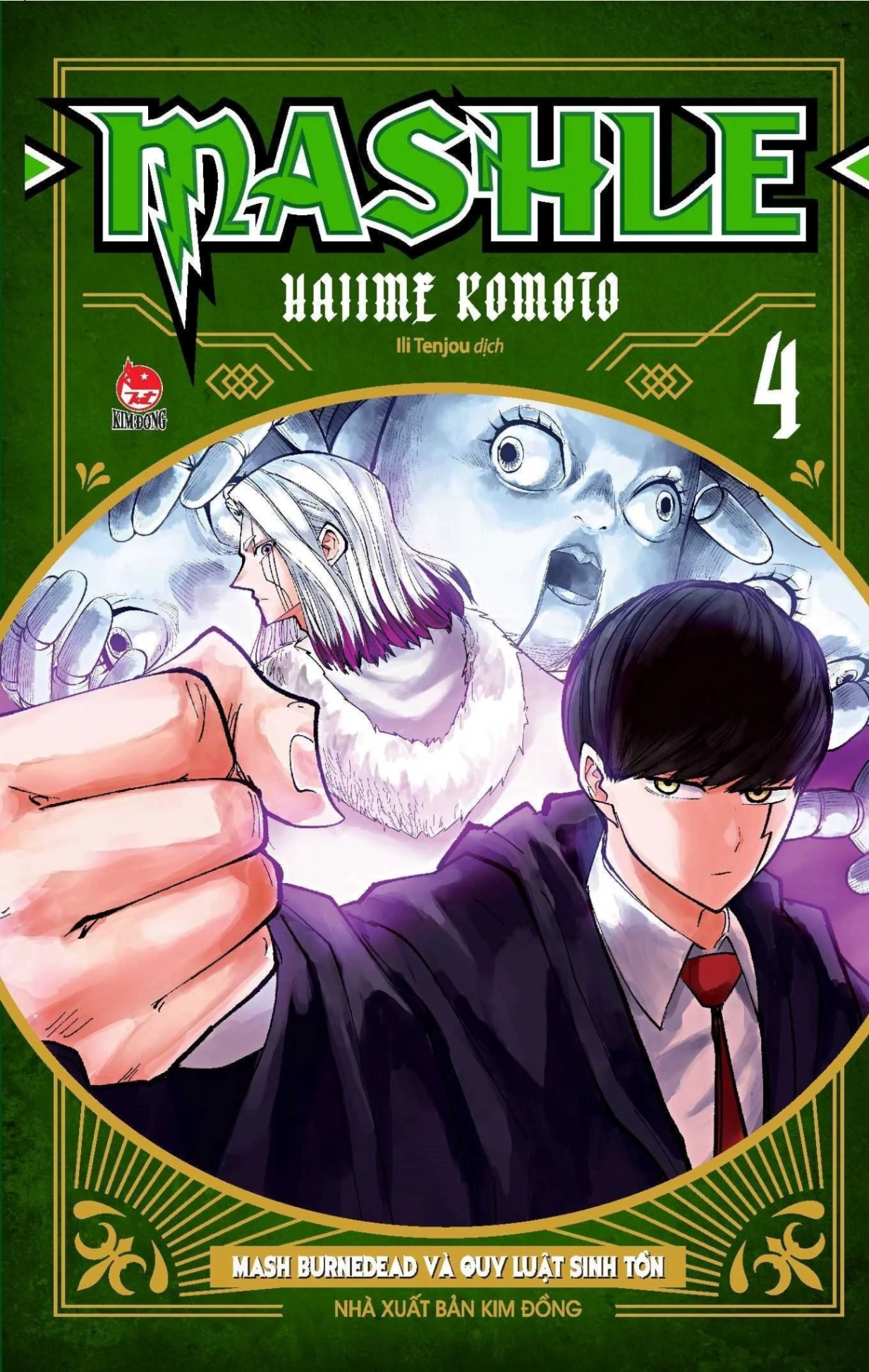 MASHLE - Tập 4 - Mash Burnedead Và Quy Luật Sinh Tồn - Hajime Komoto (Mới 100%) Manga, comic, NXB Kim Đồng - SÁCH ĐẠI HỌC