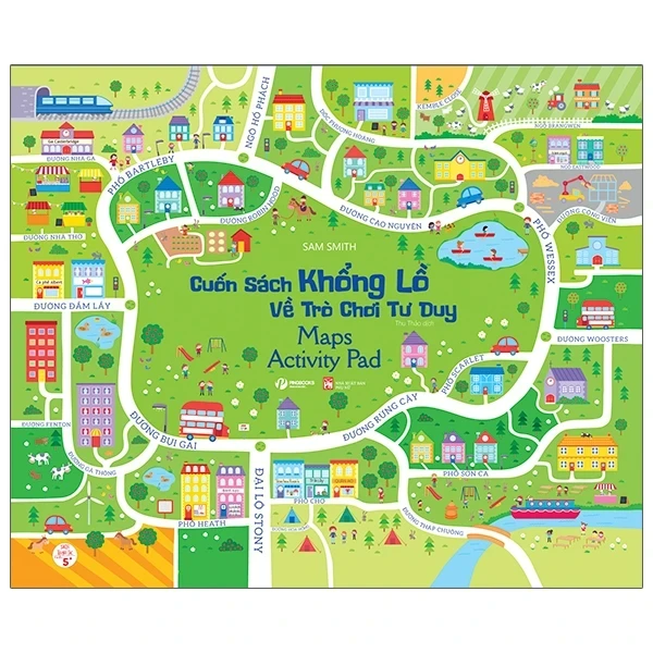 Cuốn Sách Khổng Lồ Về Trò Chơi Tư Duy - Maps Activity Pad - Sam Smith (Mới 100%) Phát triển kỹ năng, trí tuệ cho trẻ, NXB Phụ Nữ - SÁCH ĐẠI HỌC
