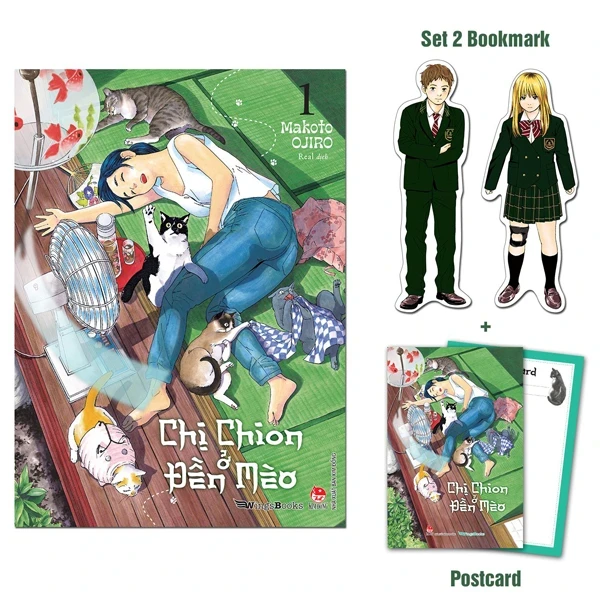 Chị Chion Ở Đền Mèo - Tập 1 - Makoto Ojiro (Mới 100%) Truyện tranh, NXB Kim Đồng - SÁCH ĐẠI HỌC