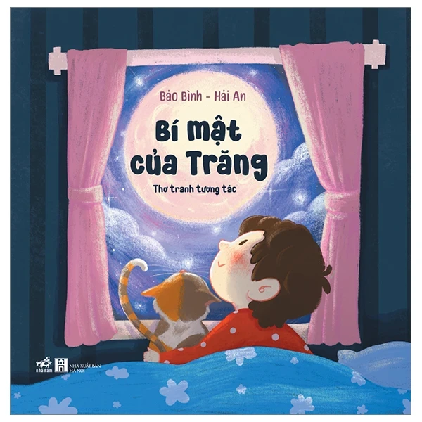 Thơ Tranh Tương Tác - Bí Mật Của Trăng - Bảo Bình (Mới 100%) Truyện thiếu nhi, Nhã Nam - SÁCH ĐẠI HỌC