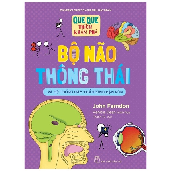 Que Que Thích Khám Phá - Bộ Não Thông Thái - Và Hệ Thống Dây Thần Kinh Bận Rộn - John Farndon, Venitia Dean (Mới 100%) Kiến thức bách khoa, NXB Trẻ - SÁCH ĐẠI HỌC