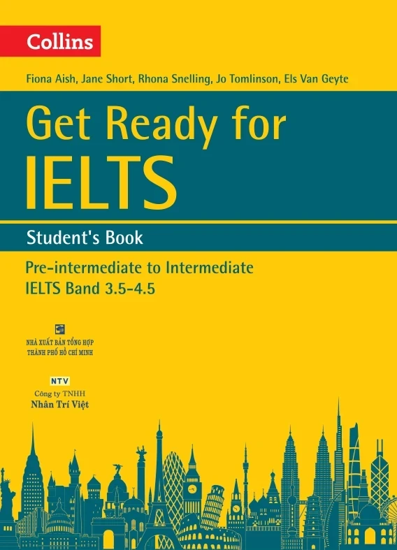 Collins - Get Ready For IELTS - Student's Book - Pre-Intermediate - Fiona Aish, Jane Short, Rhona Snelling, Jo Tomlinson, Els Van Geyte (Mới 100%) Tiếng Anh, NXB Tổng Hợp TPHCM - SÁCH ĐẠI HỌC