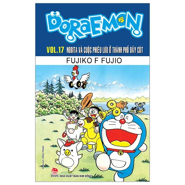Doraemon - Truyện Dài - Tập 17: Nobita Và Cuộc Phiêu Lưu Ở Thành Phố Dây Cót - Fujiko F Fujio (Mới 100%) Truyện tranh, NXB Kim Đồng - SÁCH ĐẠI HỌC