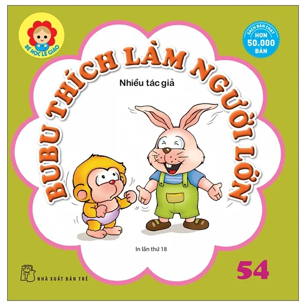 Bé Học Lễ Giáo - Bubu 54: Thích Làm Người Lớn - Nhiều Tác Giả (Mới 100%) Truyện thiếu nhi, NXB Trẻ - SÁCH ĐẠI HỌC