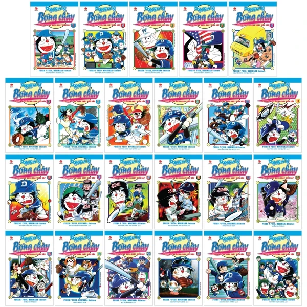 Doraemon Bóng Chày - Truyền Kì Về Bóng Chày Siêu Cấp (Bộ 23 Tập) - Fujiko F. Fujio, Mugiwara Shintaro (Mới 100%) Truyện tranh, NXB Kim Đồng - SÁCH ĐẠI HỌC