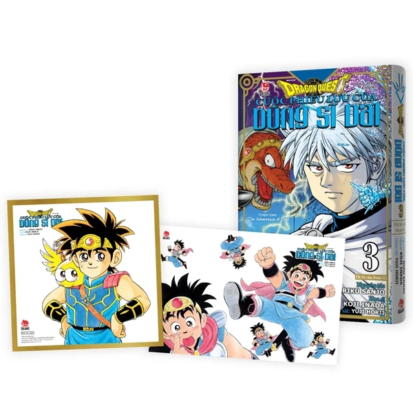Dragon Quest - Cuộc Phiêu Lưu Của Dũng Sĩ Dai - Tập 3: Đệ Tử Của Avan III - Yuji Horii, Riku Sanjo, Koji Inada (Mới 100%) Manga, comic, NXB Kim Đồng - SÁCH ĐẠI HỌC