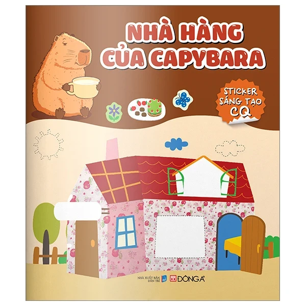 Nhà Hàng Của Capybara- Sticker Sáng Tạo CQ - Đông A (Mới 100%) Kiến thức, kỹ năng sống cho trẻ, Đông A - SÁCH ĐẠI HỌC