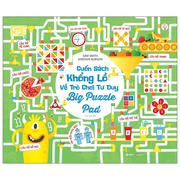 Cuốn Sách Khổng Lồ Về Trò Chơi Tư Duy - Big Puzzle Pad - Sam Smith, Kirsteen Robson (Mới 100%) Phát triển kỹ năng, trí tuệ cho trẻ, NXB Phụ Nữ - SÁCH ĐẠI HỌC