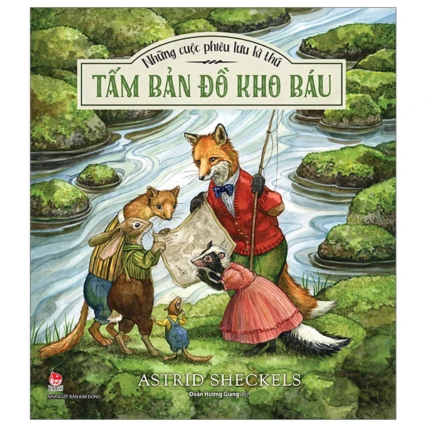 Những Cuộc Phiêu Lưu Kì Thú - Tấm Bản Đồ Kho Báu - Astrid Sheckels (Mới 100%) Truyện thiếu nhi, NXB Kim Đồng - SÁCH ĐẠI HỌC