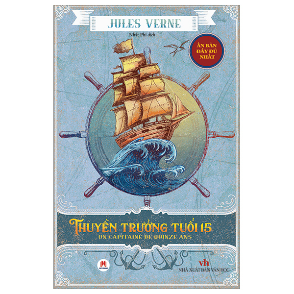 Thuyền Trưởng Tuổi 15 (Bìa Cứng) - Jules Verne (Mới 100%) Tiểu thuyết, Huy Hoàng - SÁCH ĐẠI HỌC