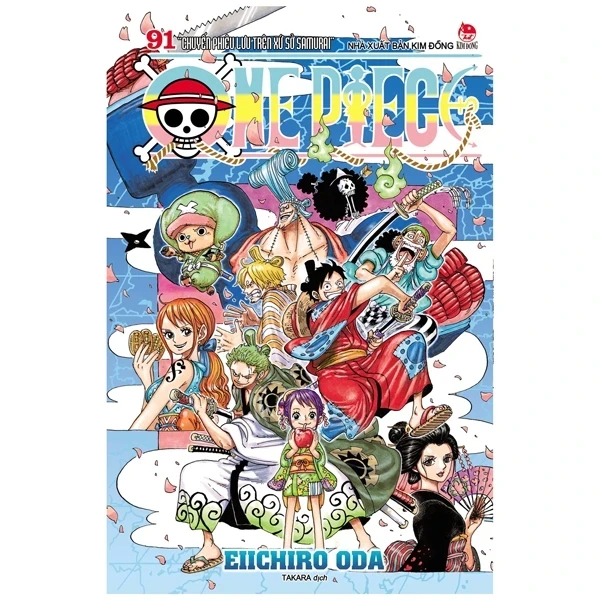 One Piece - Tập 91: Chuyến Phiêu Lưu Trên Xứ Sở Samurai - Eiichiro Oda (Mới 100%) Truyện tranh, NXB Kim Đồng - SÁCH ĐẠI HỌC