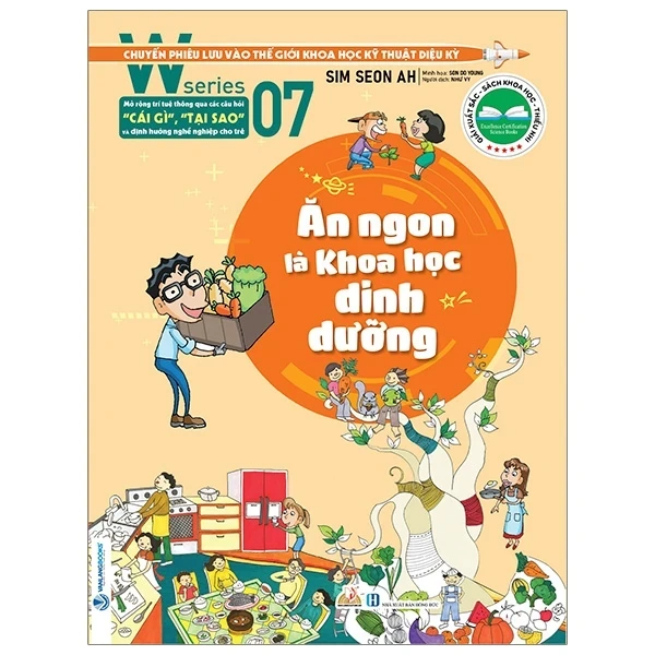 W Series 07: Ăn Ngon Là Khoa Học Dinh Dưỡng - Sim Seon Ah (Mới 100%) Kiến thức bách khoa, Văn Lang Books - SÁCH ĐẠI HỌC