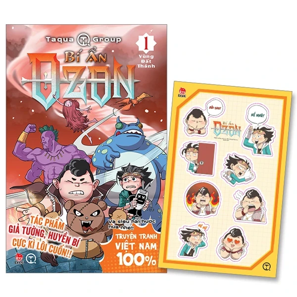 Bí Ẩn Ozon - Tập 1: Vùng Đất Thánh - Taqua Group (Mới 100%) Truyện tranh, NXB Kim Đồng - SÁCH ĐẠI HỌC
