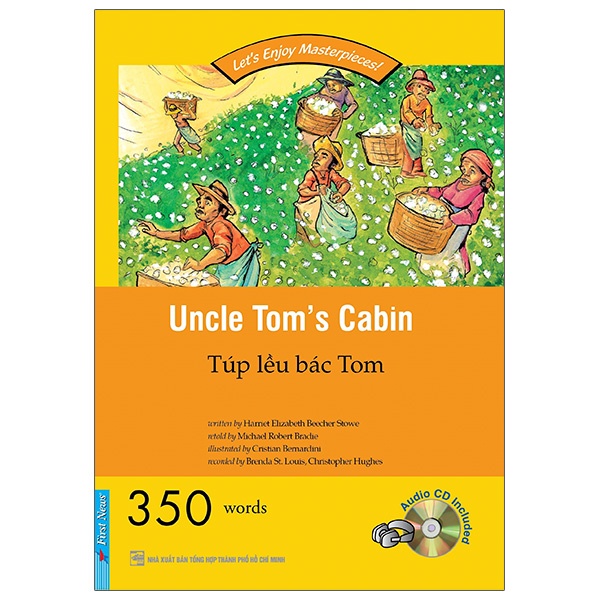 Happy Reader - Túp Lều Bác Tom (Kèm CD) - Harriet Elizabeth Beecher Stowe (Mới 100%) Tiếng Anh, First News - SÁCH ĐẠI HỌC