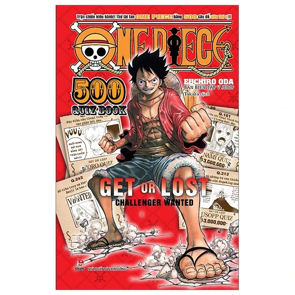 One Piece - 500 Quiz Book - Get Or Lost Challenge Wanted - Tập 1 - Eiichiro Oda, V JUMP (Mới 100%) Truyện tranh, NXB Kim Đồng - SÁCH ĐẠI HỌC