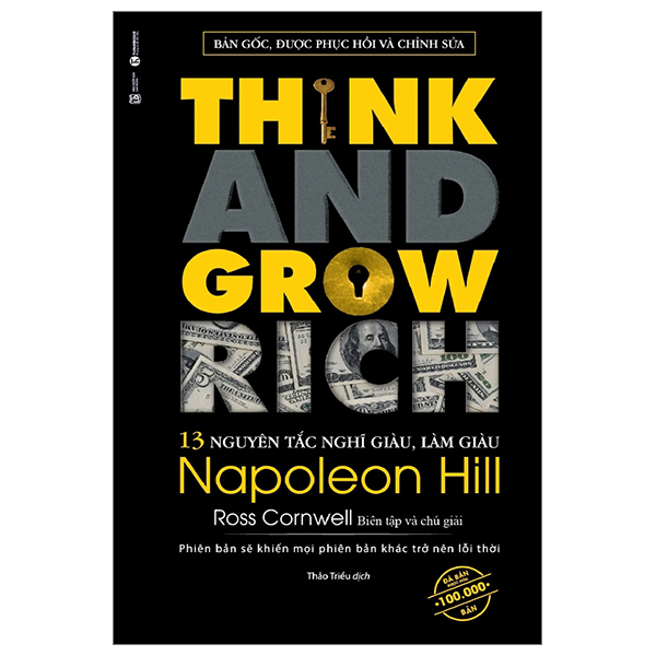 13 Nguyên Tắc Nghĩ Giàu Làm Giàu - Napoleon Hill (Mới 100%) Sách tư duy, kỹ năng sống, Thái Hà Books - SÁCH ĐẠI HỌC