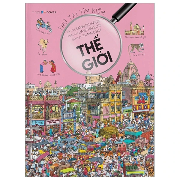 Thử Tài Tìm Kiếm - Thế Giới - Usborne (Mới 100%) Kiến thức, kỹ năng sống cho trẻ, Đông A - SÁCH ĐẠI HỌC