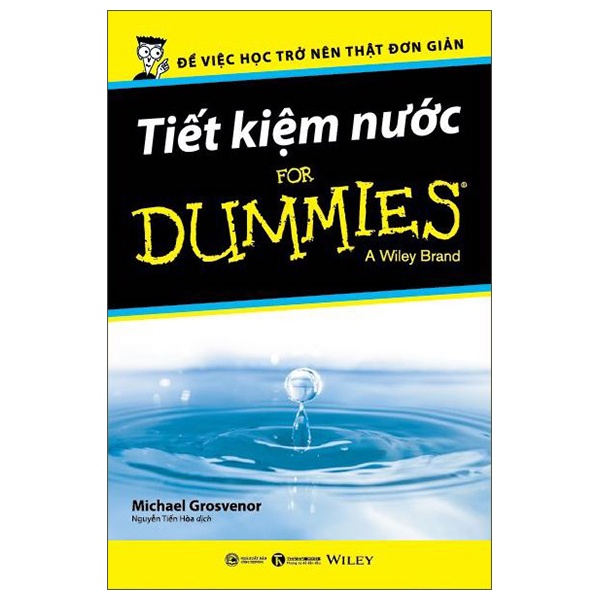 Tiết Kiệm Nước For Dummies - Michael Grosvenor (Mới 100%) Sách tư duy, kỹ năng sống, Thái Hà Books - SÁCH ĐẠI HỌC