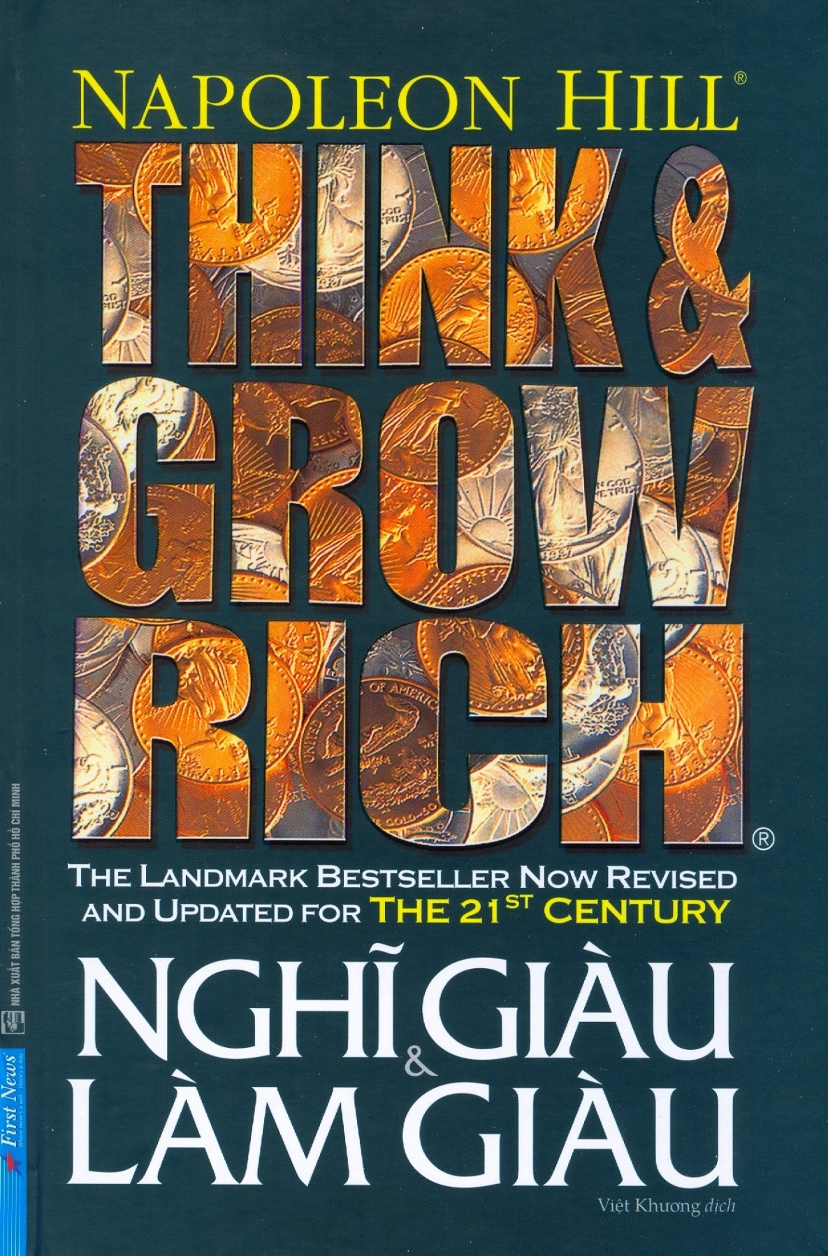 Nghĩ Giàu Và Làm Giàu (Bìa Cứng) - Napoleon Hill (Mới 100%) Khởi nghiệp, làm giàu, First News - SÁCH ĐẠI HỌC