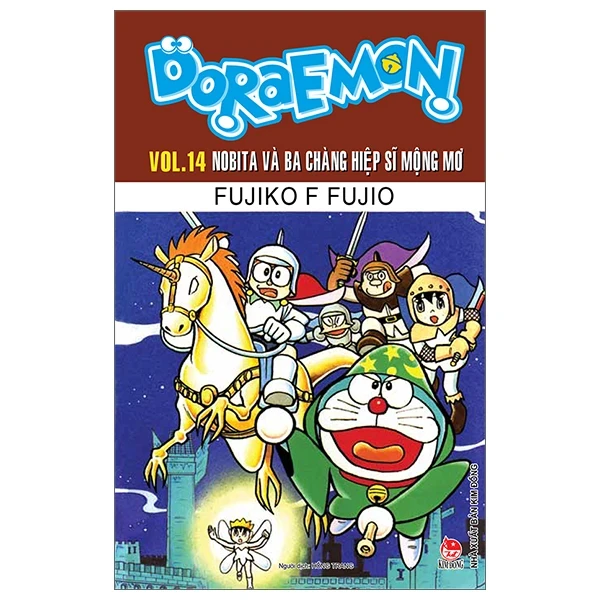Doraemon - Truyện Dài - Tập 14: Nobita Và Ba Chàng Hiệp Sĩ Mộng Mơ - Fujiko F Fujio, Mugiwara Shintaro (Mới 100%) Truyện tranh, NXB Kim Đồng - SÁCH ĐẠI HỌC