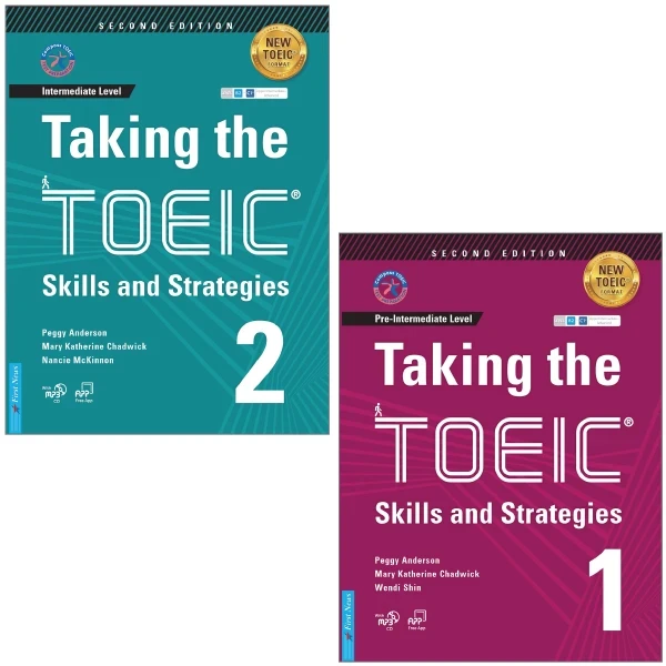 Taking The TOEIC Skills And Strategies (Bộ 2 Cuốn) - Peggy Anderson, Mary Katherine Chadwick, Nancie Mckinnon (Mới 100%) Tiếng Anh, First News - SÁCH ĐẠI HỌC