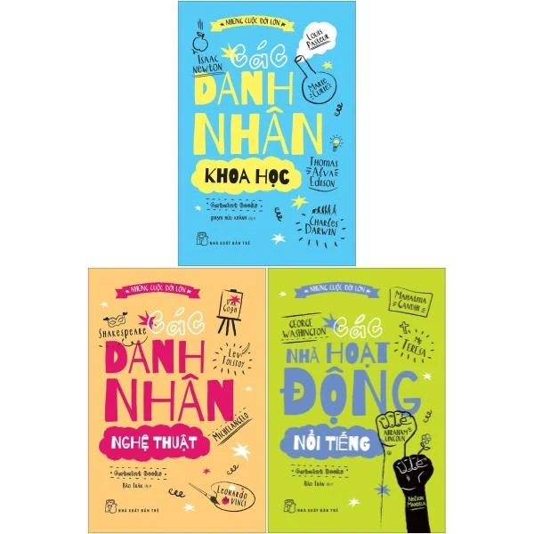 Những Cuộc Đời Lớn (Bộ 3 Cuốn) - Catmint Books (Mới 100%) Kiến thức bách khoa, NXB Trẻ - SÁCH ĐẠI HỌC