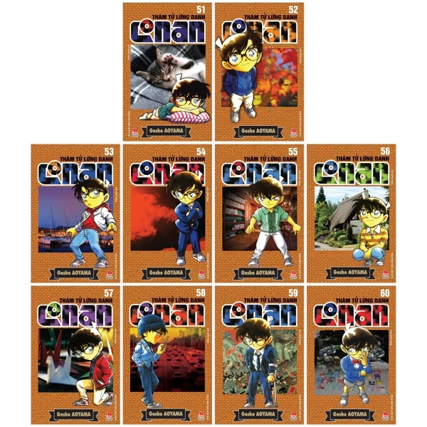 Thám Tử Lừng Danh Conan: Tập 51 - 60 (Bộ 10 Tập) - Gosho Aoyama (Mới 100%) Truyện tranh, NXB Kim Đồng - SÁCH ĐẠI HỌC