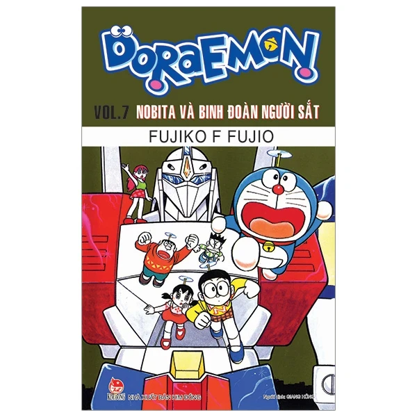 Doraemon - Truyện Dài - Tập 7: Nobita Và Binh Đoàn Người Sắt - Fujiko F Fujio (Mới 100%) Truyện tranh, NXB Kim Đồng - SÁCH ĐẠI HỌC