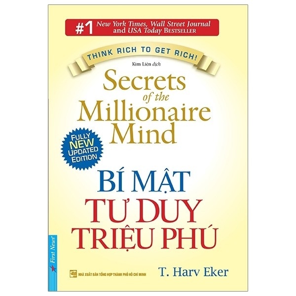 Bí Mật Tư Duy Triệu Phú - T. Harv Eker (Mới 100%) Quản trị, lãnh đạo, First News - SÁCH ĐẠI HỌC