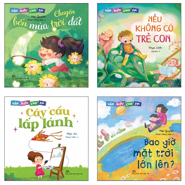 Vần Điệu Cho Em (Bộ 4 Cuốn) - Mộc An, Thục Linh, Mai Quyên (Mới 100%) Truyện thiếu nhi, NXB Trẻ - SÁCH ĐẠI HỌC