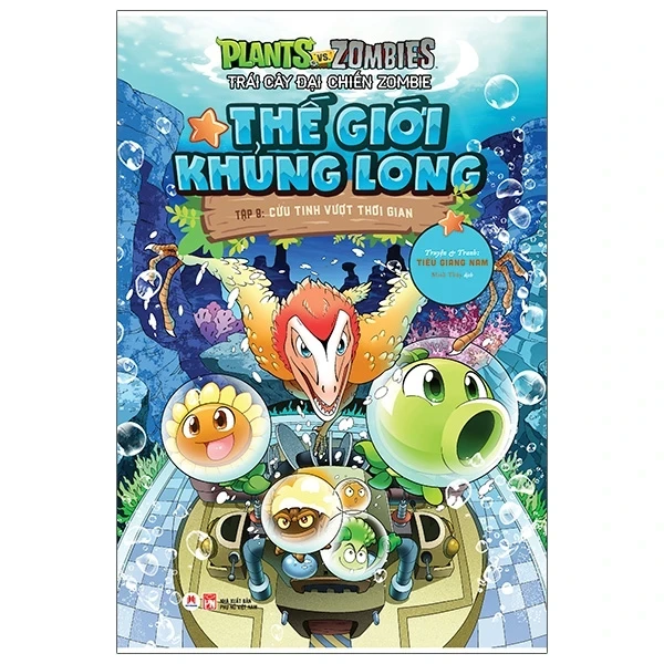 Trái Cây Đại Chiến Zombie - Thế Giới Khủng Long - Tập 8: Cứu Tinh Vượt Thời Gian - Tiếu Giang Nam (Mới 100%) Truyện tranh, Huy Hoàng - SÁCH ĐẠI HỌC