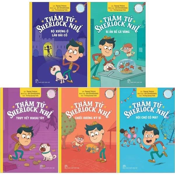 Thám Tử Sherlock Nhí (Bộ 5 Cuốn) - Pascal Prévot, Art Grootfontein (Mới 100%) Kiến thức, kỹ năng sống cho trẻ, NXB Trẻ - SÁCH ĐẠI HỌC