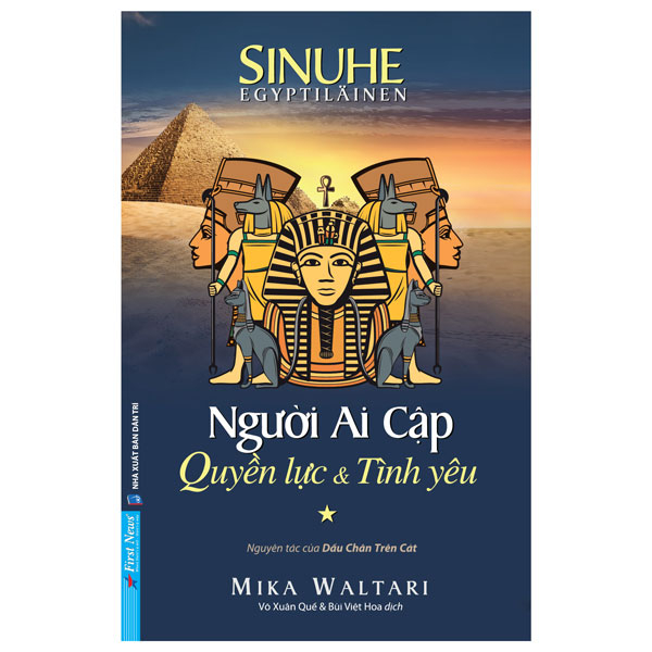 Người Ai Cập - Quyền Lực Và Tình Yêu - Tập 1 - Mika Waltari (Mới 100%) Tiểu thuyết, First News - SÁCH ĐẠI HỌC
