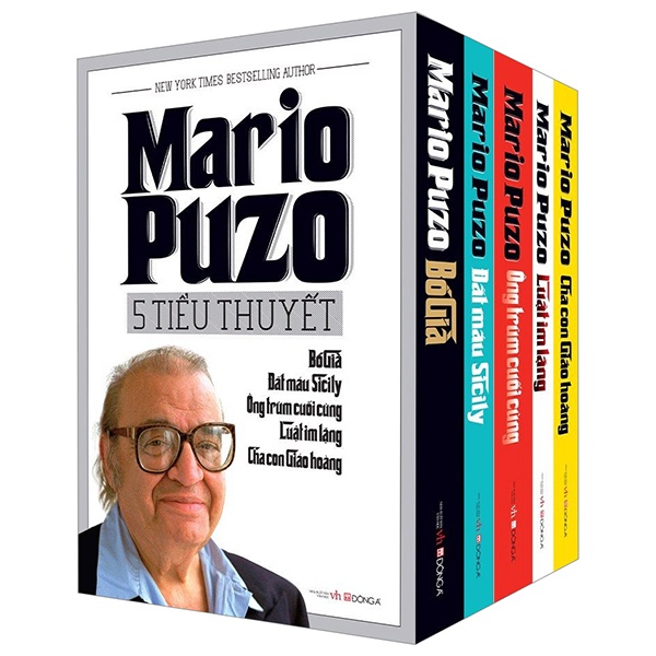 Tuyển Tập Mario Puzo (Trọn Bộ 5 Quyển) - Mario Puzo (Mới 100%) Truyện trinh thám, kiếm hiệp, Đông A - SÁCH ĐẠI HỌC
