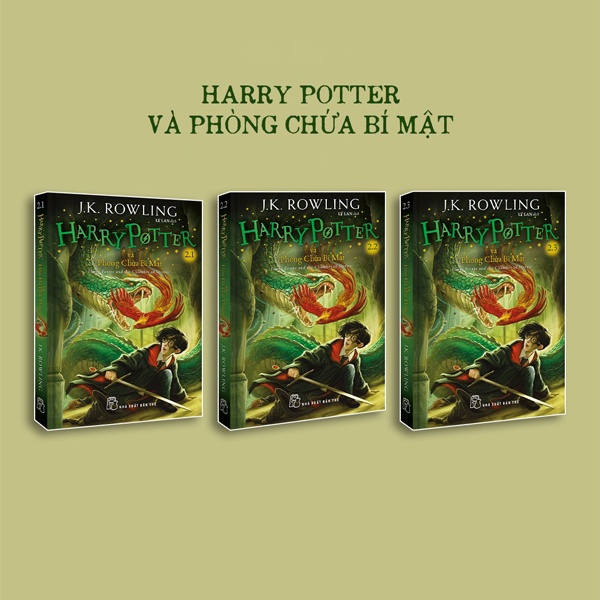 Harry Potter - Tập 2 - Khổ Nhỏ (Bộ 3 Cuốn) - J. K. Rowling (Mới 100%) Huyền bí, giả tưởng, kinh dị, NXB Trẻ - SÁCH ĐẠI HỌC