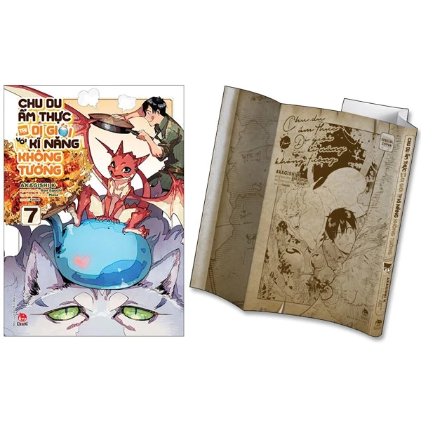 Chu Du Ẩm Thực Tại Dị Giới Với Kĩ Năng Không Tưởng - Tập 7 - Akagishi K, Ren Eguchi, Masa (Mới 100%) Truyện tranh, NXB Kim Đồng - SÁCH ĐẠI HỌC