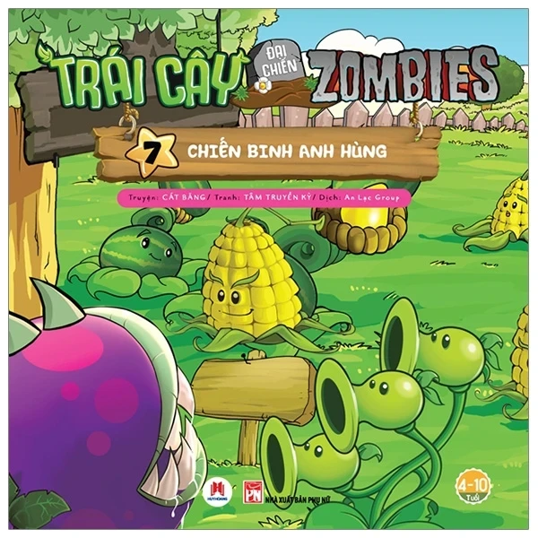 Trái Cây Đại Chiến Zombies - Tập 7: Chiến Binh Anh Hùng - Cát Băng, Tâm Truyền Kỳ (Mới 100%) Truyện tranh, NXB Kim Đồng - SÁCH ĐẠI HỌC