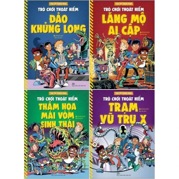 Thử Trí Thông Minh - Trò Chơi Thoát Hiểm (Bộ 4 Cuốn) - KingFisher (Mới 100%) Kiến thức, kỹ năng sống cho trẻ, NXB Trẻ - SÁCH ĐẠI HỌC