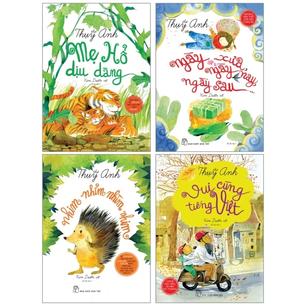 Thơ Thụy Anh (Bộ 4 Cuốn) - Thụy Anh, Kim Duẩn (Mới 100%) Thơ ca, tục ngữ, ca dao, thành ngữ, NXB Trẻ - SÁCH ĐẠI HỌC