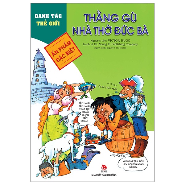 Danh Tác Thế Giới - Thằng Gù Nhà Thờ Đức Bà - Neung In Publishing Company, Victor Hugo (Mới 100%) Truyện thiếu nhi, NXB Kim Đồng - SÁCH ĐẠI HỌC