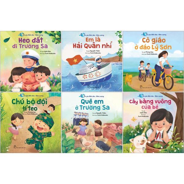 Combo Em Yêu Biển Đảo-Biên Cương (Bộ 6 Cuốn) - Phùng Hạo, Nguyễn Thắm, Uyên Đào, Funti Kidbooks (Mới 100%) Truyện thiếu nhi, NXB Trẻ - SÁCH ĐẠI HỌC