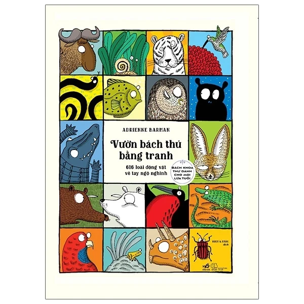 Vườn Bách Thú Bằng Tranh - Adrienne Barman (Mới 100%) Kiến thức bách khoa, Nhã Nam - SÁCH ĐẠI HỌC